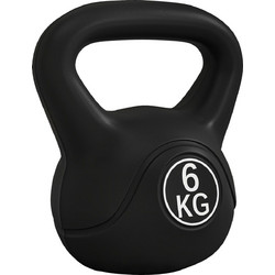 HOMCOM A91-076V05BK Kettlebell Πλαστικοποιημένο 6kg