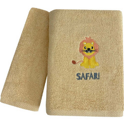 Astron Safari Zoo Σετ Παιδικές Πετσέτες 2τμχ 480gr/m² 8389