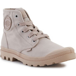 Palladium Pampa Hi Γυναικεία Αρβυλάκια Suede Εκρού 92352-298-M