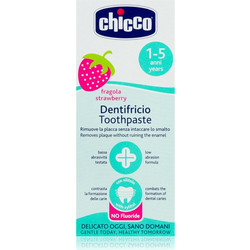 Chicco Strawberry Παιδική Οδοντόκρεμα Χωρίς Φθόριο 50ml