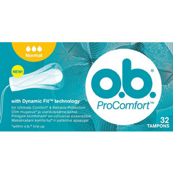 O.B. Pro Comfort Normal Ταμπόν για Κανονική Ροή 3 Σταγόνες 32τμχ