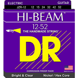 DR Strings HI-BEAM 12-052 Extra Heavy Σετ 6 Χορδές Ηλεκτρικής Κιθάρας Nickel Plated Steel 12-52" Extra Hard Tension