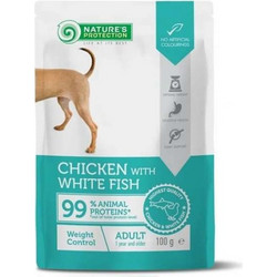 Nature's Protection Adult Weight Control with Chicken & White Fish 100gr