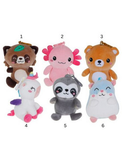 Posh Paws Kawaii Kuties Series 2 Ζωάκι με Κλιπ Διάφορα Σχέδια 12cm