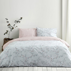 Kocoon Σετ Σεντόνια Υπέρδιπλα Βαμβακερά 240x270 Arley Ciel Rose