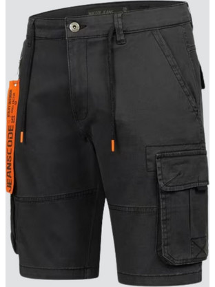 Indicode Pearl Ανδρική Βερμούδα Cargo Μαύρη PEARL-999