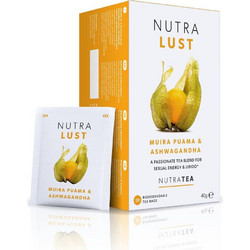 NutraTea Lust Muira Puama & Ashwagandha για Ερωτική Διάθεση 20 Φακελάκια
