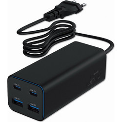 Gembird GaN Βάση Φόρτισης με 2 Θύρες USB-A & 2 Θύρες USB-C 100W Quick Charge 3.0 & Power Delivery