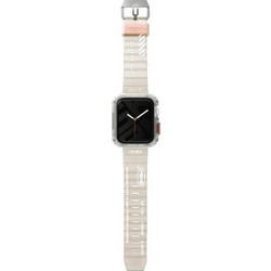 SKINARMA Shokku Λουράκι Σιλικόνης Beige (Apple Watch 42 / 44 / 45 / 49mm)