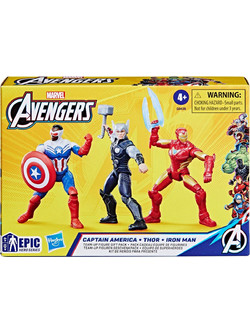 Hasbro Marvel Avengers Super Hero Series Exclusive Multipack Σετ Φιγούρες Δράσης για 4+ Ετών