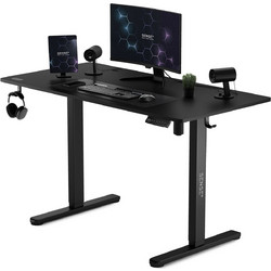 SENSE7 Nojo Γραφείο Ξύλινο Ρυθμιζόμενο Ύψος 120x60x118cm Black