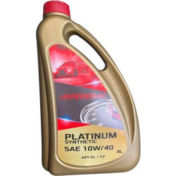 Federal Platinum Συνθετικό Λάδι Αυτοκινήτου 10W-40 4lt