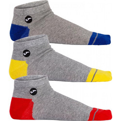 Joma Γυναικείες Κάλτσες Κοντές Γκρι 3Pack 400978-000
