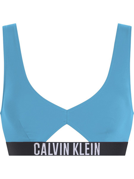 Calvin Klein Bikini Top Μπουστάκι Μπλε KW0KW02745-CVJ