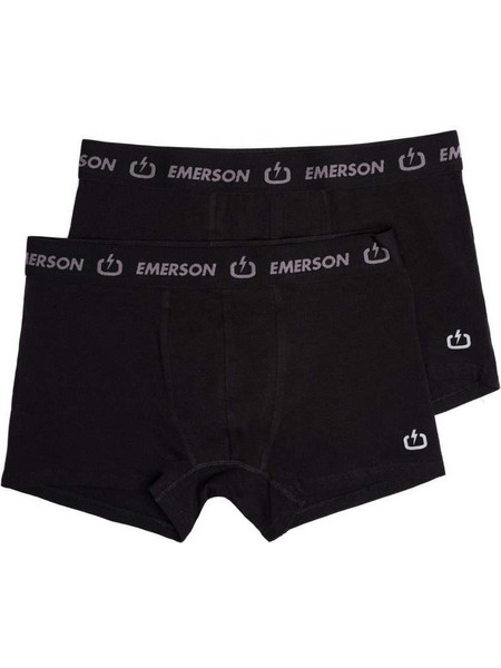 Emerson Ανδρικά Μποξεράκια Σετ 2Pack Μαύρα 212.EM06.061