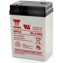 Yuasa NP4-6 Μπαταρία VRLA-AGM 6V 4Ah