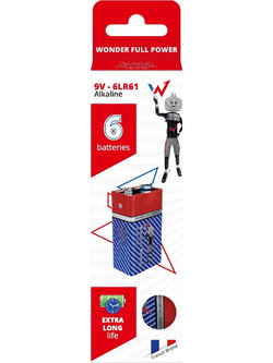 Wonder Full Power 9V 6τμχ