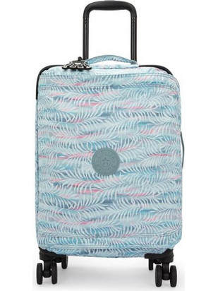 Kipling Spontaneous I7211-3QN Βαλίτσα Καμπίνας 53x33x21cm με 4 Ρόδες Γαλάζια