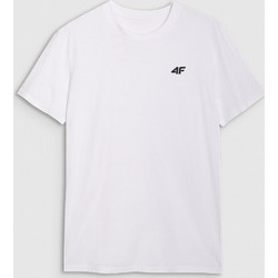 4F Ανδρικό Αθλητικό T-Shirt Λευκό 4FWMM00TTSHM2256-10S