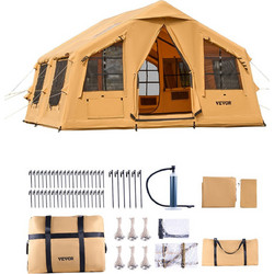 Vevor Σκηνή Camping Τριγωνική 8 Ατόμων 480x360x220cm KJZP4836MCQWH0L5TV0