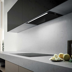Elica Hidden 2.0 BL/A/72 PRF0197747 Απορροφητήρας Νησίδα-Οροφής 72cm Μαύρος