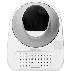 Catlink Scooper Pro Ultra Τουαλέτα Γάτας Κλειστή Αυτοκαθαριζόμενη με Φίλτρο Λευκή Μ62xΠ45xΥ36cm