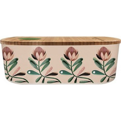 Chic Mic Protea Pattern Δοχείο Φαγητού από Ανακυκλώσιμο Υλικό Ροζ