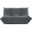 Nextdeco Togo Alcantara Διθέσιος Καναπές Γκρι 132x102x70cm 11019-08