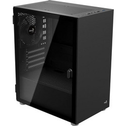 Aerocool CS-111 Black Mini Tower Κουτί Υπολογιστή με Πλαϊνό Παράθυρο