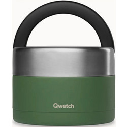 Qwetch Δοχείο Φαγητού Θερμός Inox 650ml Πράσινο