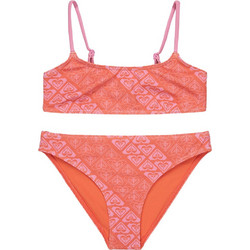 Roxy Παιδικό Μαγιό Bikini Set για Κορίτσι Κοραλί ERGX203646-NKN7