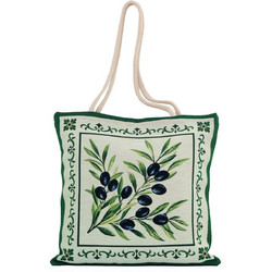 Dimeco Olivia Υφασμάτινη Τσάντα Θαλάσσης Ώμου Χακί 45x45cm