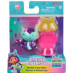 Spin Master Gabby's Dollhouse Cat-Errific Celebration MerCat & Spa Chair