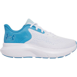 Under Armour Charged Rogue 5 Γυναικεία Αθλητικά Παπούτσια για Τρέξιμο Λευκά Γαλάζια 3028262-101