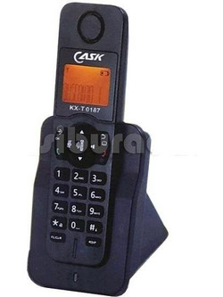 Cask KX-T0187 Ασύρματο Τηλέφωνο με Ανοιχτή Ακρόαση Μαύρο
