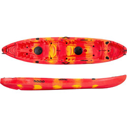 SCK Nereus HD Πλαστικό Kayak 2 Ατόμων Κόκκινο Κίτρινο 0201-37145