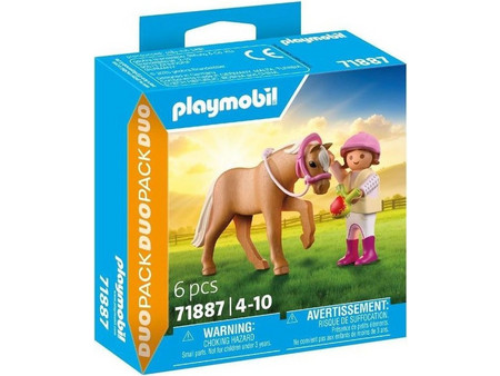 Playmobil Duo Pack Κοριτσάκι με Πόνυ για 4-10 Ετών 71887