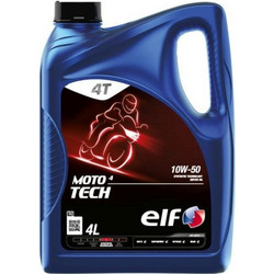 Elf Moto 4 Tech Ημισυνθετικό Λάδι Μηχανής 4T 10W-50 4lt
