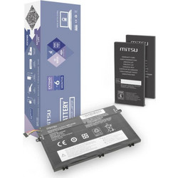 Mitsu BC/LE-E480 Συμβατή Μπαταρία Laptop για Lenovo ThinkPad E480/E580 3600mAh