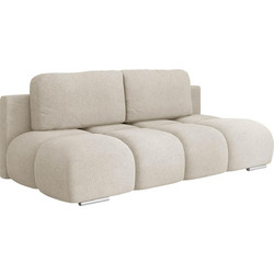 PoliHome Honey mini Διθέσιος Καναπές Κρεβάτι με Αποθηκευτικό Χώρο Εκρού 195x90x89cm 162889369