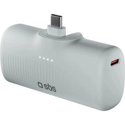 SBS EcoPower Power Bank 5000mAh 10W με Θύρα USB-C