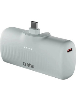 SBS EcoPower Power Bank 5000mAh 10W με Θύρα USB-C