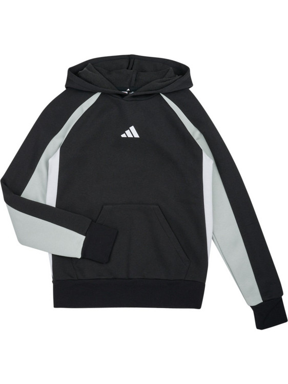 Adidas Παιδικό Φούτερ με Κουκούλα Μαύρο JD0057