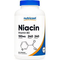 Nutricost Niacin 100mg 240 Κάψουλες