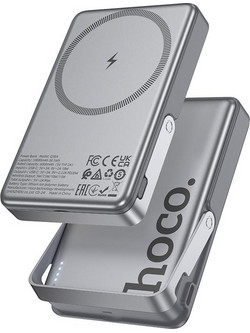 Hoco Q36A Wireless Magsafe Power Bank 10000mAh 20W Power Delivery Grey