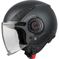 Axxis Metro S A1 Matt Black Κράνος Μηχανής Jet 1200gr