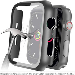 Techsuit Defense360 Pro Πλαστική Θήκη Tempered Glass για Huawei Watch 5 46mm Μαύρη