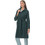 PNN Nightwear Γυναικεία Ρόμπα Χειμωνιάτικη Fleece Κυπαρισσί 1243-0022-3