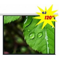 Brateck PEAC120 Ηλεκτρική Οθόνη Προβολής Projector Τοίχου / Οροφής 4:3 240x180cm / 120"