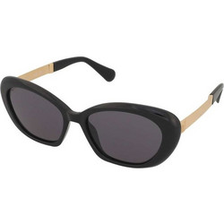 Max & Co MO0133 01A Γυναικεία Γυαλιά Ηλίου Οβάλ Μαύρο Χρυσό με Μαύρο Φακό